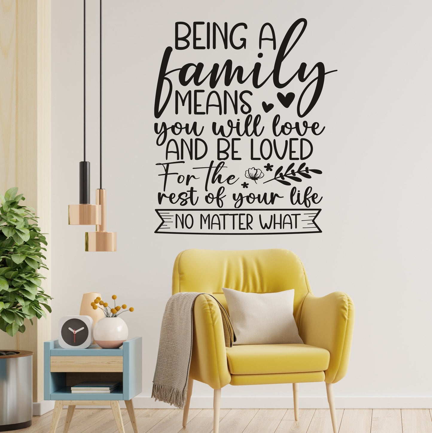 Being a Family | Wall Sticker