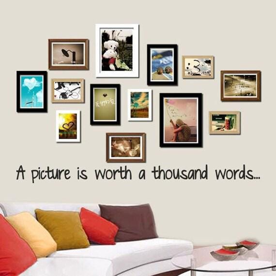 A Picture is Worth a Thousand Words | Wall Sticker