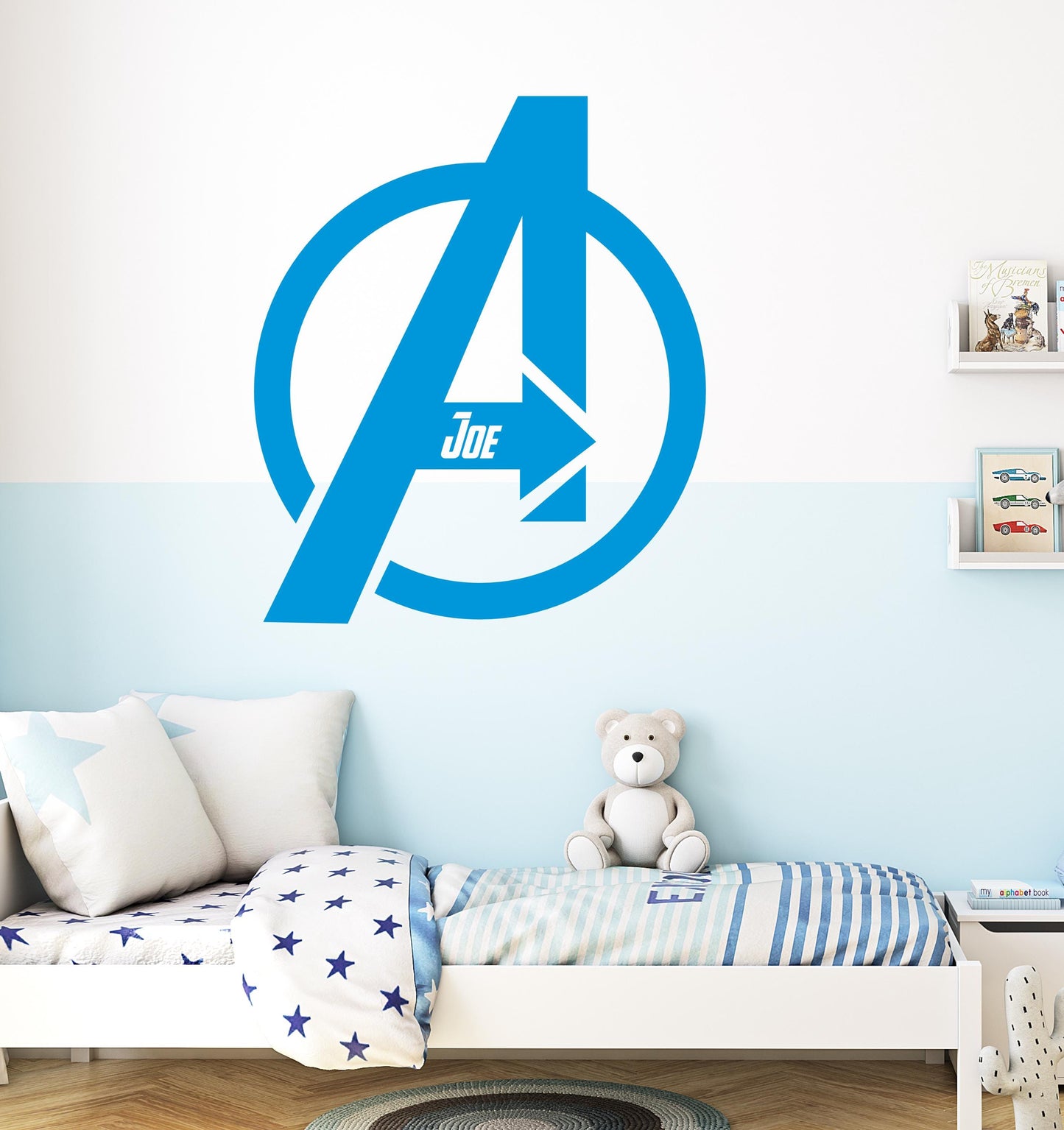 Avengers Logo Name | Wall Sticker