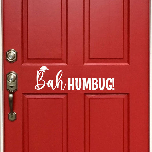 Bah Humbug | Door/Wall Sticker