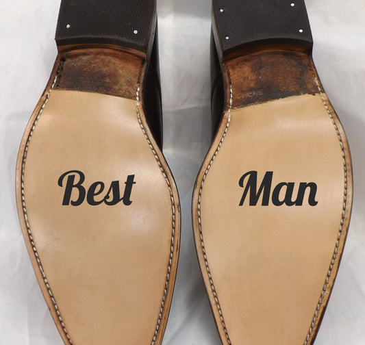Best Man | Wedding Shoe Sole Stickers