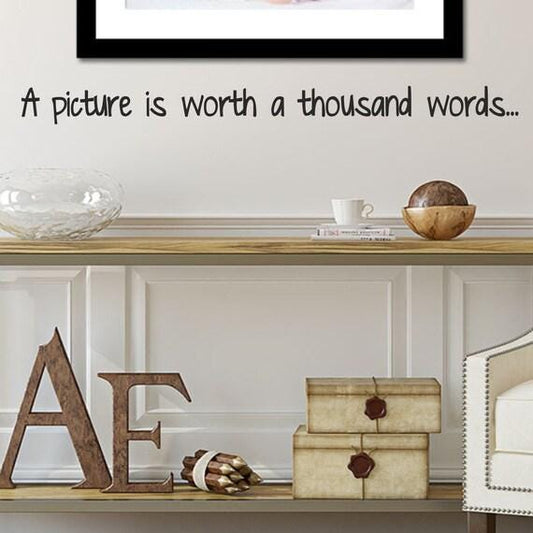 A Picture is Worth a Thousand Words | Wall Sticker