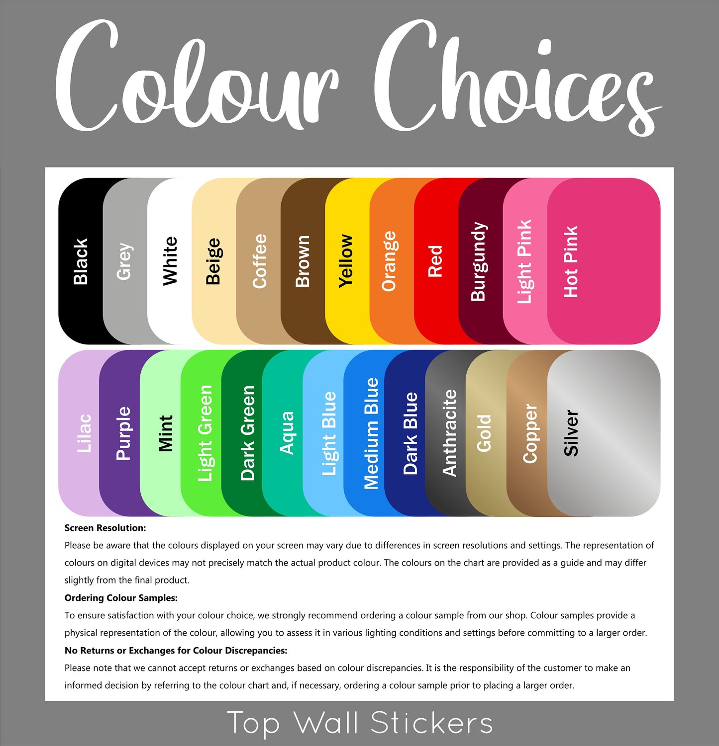 Colour Samples
